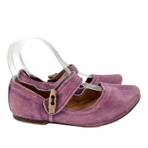 Seychelles womens flats size 36 purple suede ballet balletcore maryjanes